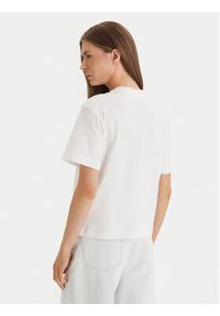 Calvin Klein Jeans T-Shirt LV047F801G Biały Boxy Fit. Kolor: biały. Materiał: bawełna #4