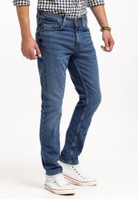 Mustang - MUSTANG VEGAS SLIM MĘSKIE SPODNIE JEANSOWE JEANSY DŻINSY DENIM BLUE 1015043 5000 702