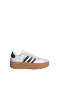 Adidas - Buty VL Court Bold Kids. Kolor: biały, czarny, brązowy, wielokolorowy. Sport: turystyka piesza
