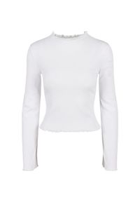 Damska koszulka z długim rękawem Urban Classics Turtleneck GT. Kolor: biały. Długość rękawa: długi rękaw. Długość: długie. Styl: elegancki #1