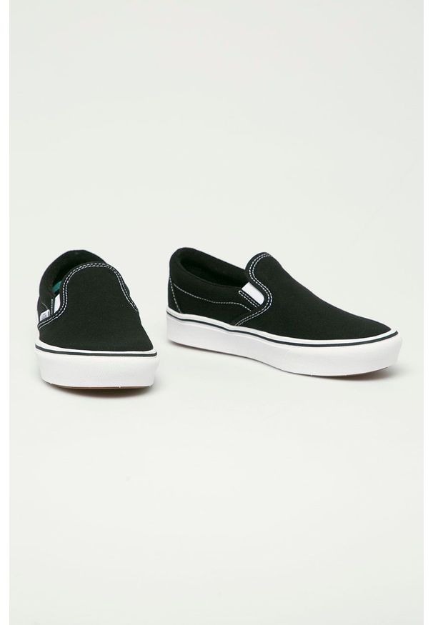 Vans - Tenisówki Comfycush Slip-On. Nosek buta: okrągły. Zapięcie: bez zapięcia. Kolor: czarny. Materiał: guma