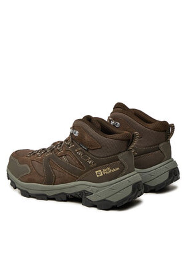 Jack Wolfskin Trekkingi Vojo Tour Lt Texapore Mid M A62074 Brązowy. Kolor: brązowy. Materiał: skóra. Sport: turystyka piesza
