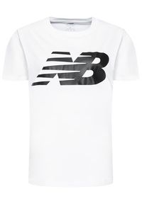 New Balance T-Shirt Classics Tee MT03919 Biały Athletic Fit. Kolor: biały. Materiał: syntetyk