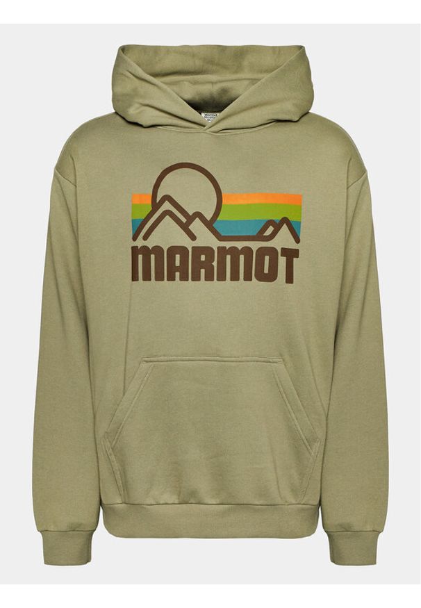 Marmot Bluza Coastal M14258 Khaki Regular Fit. Kolor: brązowy. Materiał: bawełna