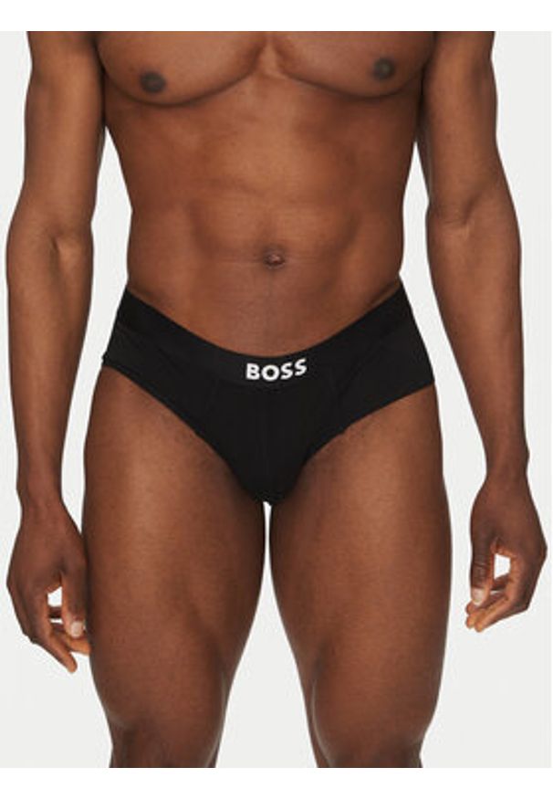 BOSS Komplet slipów Hipbr 3P Boss One 50546561 Kolorowy. Materiał: bawełna. Wzór: kolorowy