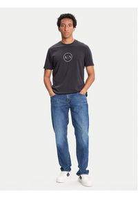 Armani Exchange T-Shirt XM001853 AF10356 UB101 Granatowy Regular Fit. Kolor: niebieski. Materiał: bawełna #4