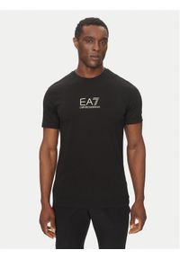 EA7 Emporio Armani T-Shirt 7M000301 AF13739 UC001 Czarny Slim Fit. Kolor: czarny. Materiał: wiskoza #1