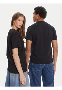 AMI PARIS T-Shirt BFUTS035.724 Czarny Regular Fit. Kolor: czarny. Materiał: bawełna