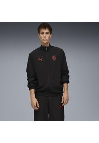 Dres piłkarski Puma AC Milan sezon 25/26. Materiał: dresówka. Sport: piłka nożna