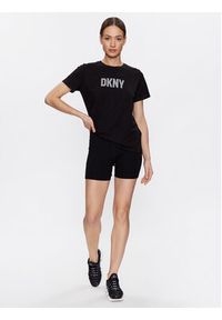 DKNY Sport T-Shirt DP2T6749 Czarny Classic Fit. Kolor: czarny. Materiał: bawełna. Styl: sportowy #3