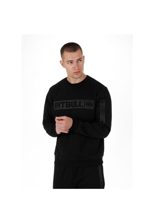 PITBULL - Bluza męska Pitbull Beyer. Kolor: czarny. Sport: fitness
