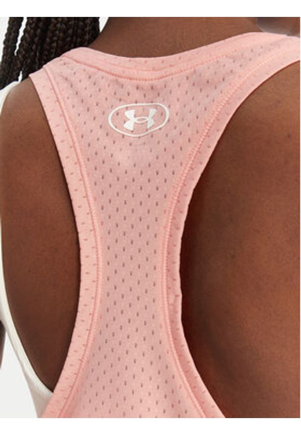 Under Armour T-Shirt Motion 6011229 Różowy Slim Fit. Kolor: różowy. Materiał: syntetyk