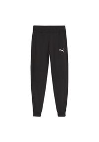 Puma - Spodnie Do Joggingu Dziecięce Team Goal. Kolor: czarny. Sport: bieganie