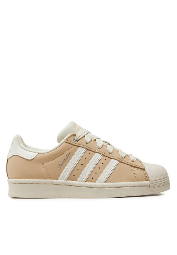 Adidas - adidas Sneakersy Superstar W IE3039 Beżowy. Kolor: beżowy. Materiał: skóra. Model: Adidas Superstar