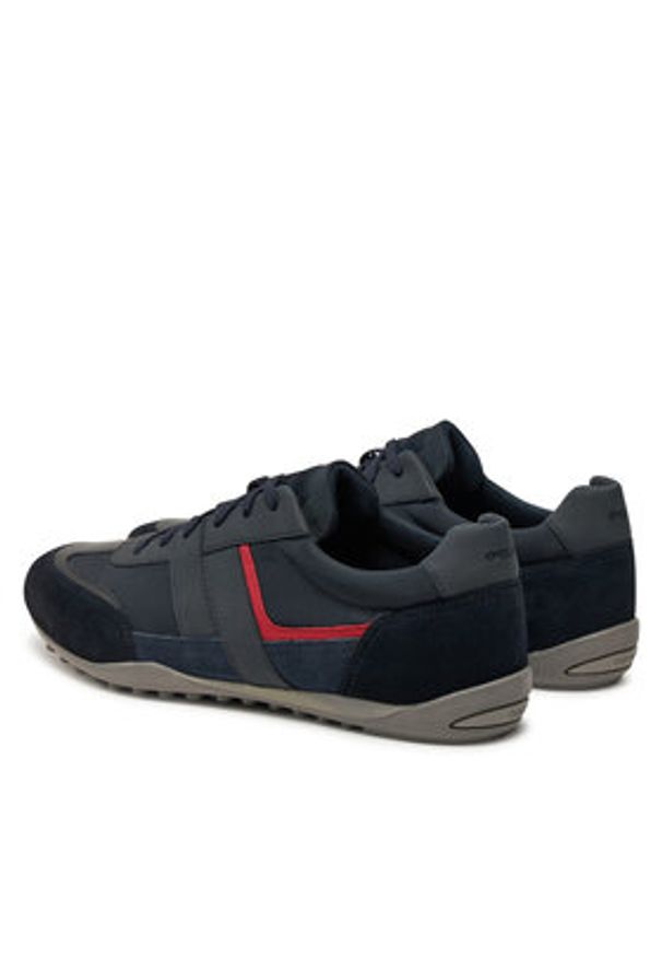 Geox Sneakersy U Wells U45T5A 02211 C4064 Granatowy. Kolor: niebieski. Materiał: materiał