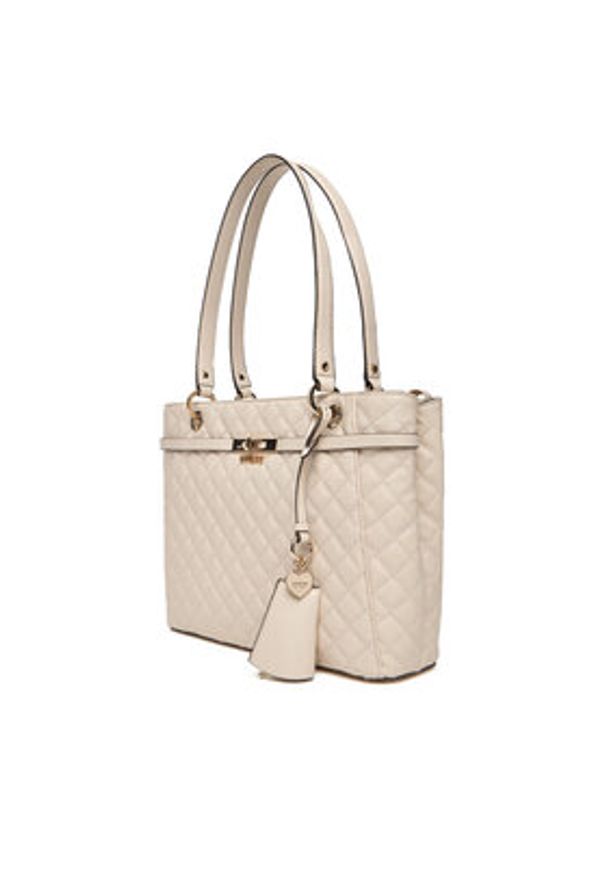 Guess Torebka Idra HWGG81 57250 Beżowy. Kolor: beżowy. Materiał: skórzane