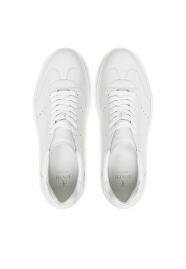 Fabi Sneakersy FU0261 Biały. Kolor: biały. Materiał: skóra