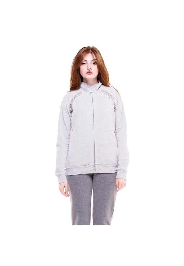 LEONE 1947 APPAREL - Damski dres Greysongreys. Kolor: szary. Materiał: dresówka. Sport: fitness