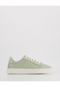 Venezia - SKÓRZANE SNEAKERSY DAMSKIE SW7206T LIG GREE. Materiał: skóra. Obcas: na obcasie. Wysokość obcasa: średni