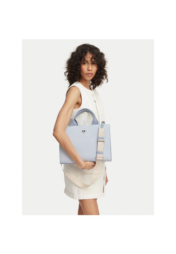 Karl Lagerfeld - Torebka KARL LAGERFELD. Kolor: niebieski