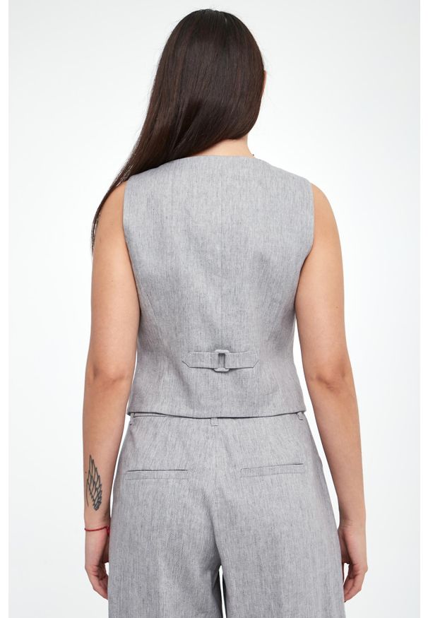 Marella Sport - Kamizelka damska lniana Perim MARELLA SPORT. Materiał: len. Styl: sportowy