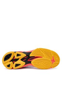 Mizuno Buty halowe Wave Voltage 2 Mid V1GA2465 Pomarańczowy. Kolor: pomarańczowy. Materiał: skóra. Model: Mizuno Wave #5