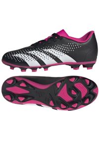 Adidas - Buty adidas Predator Accuracy.4 Fg Jr HQ0952 czarne czarne. Wysokość cholewki: przed kostkę. Kolor: czarny. Materiał: materiał. Szerokość cholewki: normalna #5