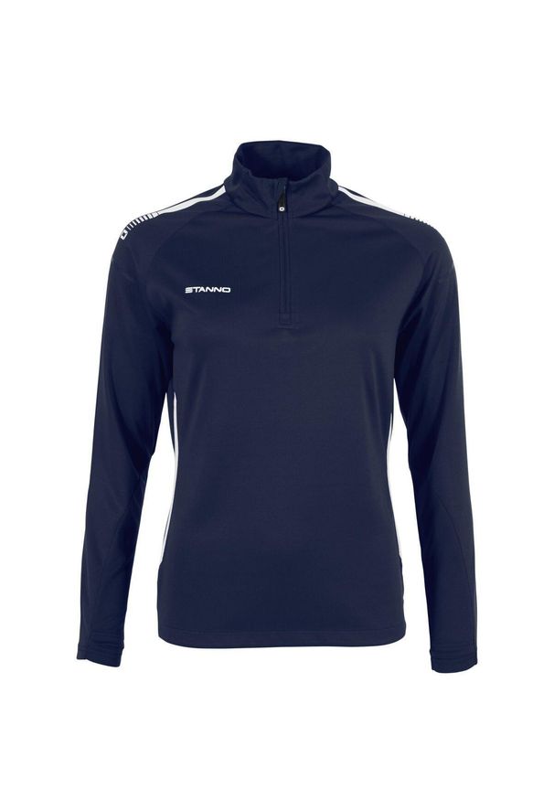 STANNO - Damska bluza rozpinana 1/4 Stanno First. Kolor: niebieski, biały, wielokolorowy. Sport: fitness
