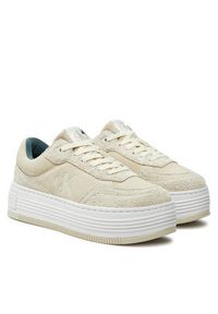 Calvin Klein Jeans Sneakersy Bold Platf Laceup Low Mg Suede YW0YW01575 Beżowy. Kolor: beżowy. Materiał: zamsz, skóra #6