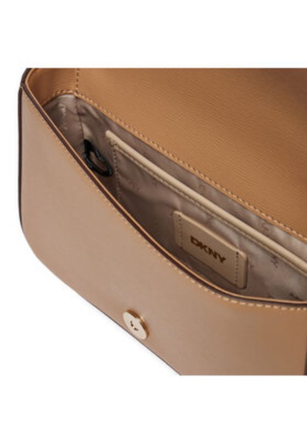 DKNY Torebka Bryant Ave Md Flap C R42E3E21 Brązowy. Kolor: brązowy. Materiał: skórzane