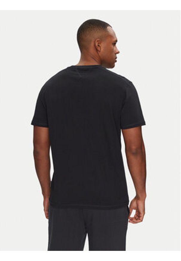 Napapijri T-Shirt S-Lari NP0A4IE59411 Czarny Regular Fit. Kolor: czarny. Materiał: bawełna