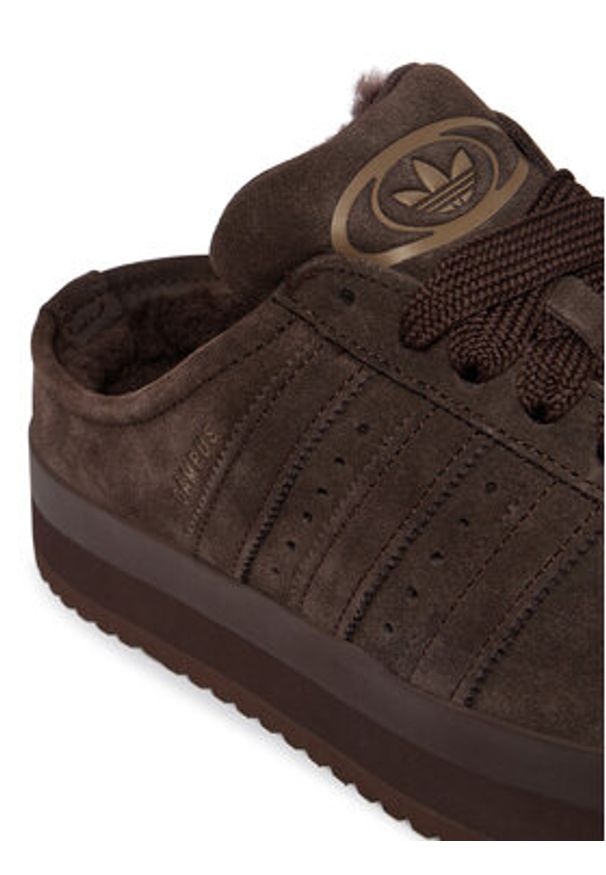 Adidas - adidas Śniegowce Campus 00S Winter Low IH1807 Brązowy. Kolor: brązowy. Materiał: zamsz, skóra