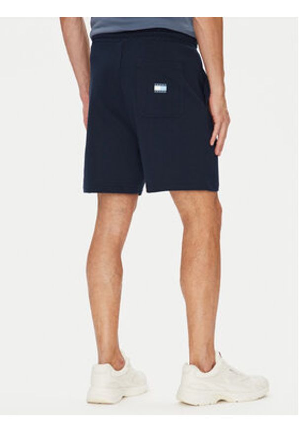 Tommy Jeans Szorty sportowe New Classic Beach DM0DM21781 Granatowy Relaxed Fit. Kolor: niebieski. Materiał: bawełna. Styl: sportowy