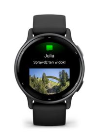 GARMIN - Garmin Vivoactive 5 czarny. Rodzaj zegarka: cyfrowe. Kolor: czarny. Styl: sportowy, casual #3