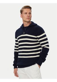 Guess Sweter M6YR42 Z1201 Granatowy Regular Fit. Kolor: niebieski. Materiał: syntetyk #1