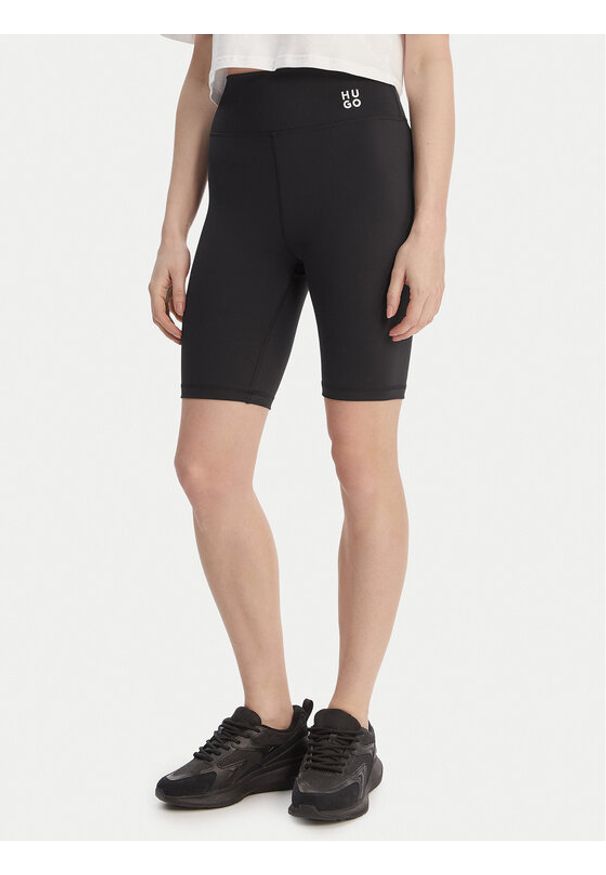 Hugo - HUGO Kolarki Nocheetah 50559119 Czarny Regular Fit. Kolor: czarny. Materiał: syntetyk