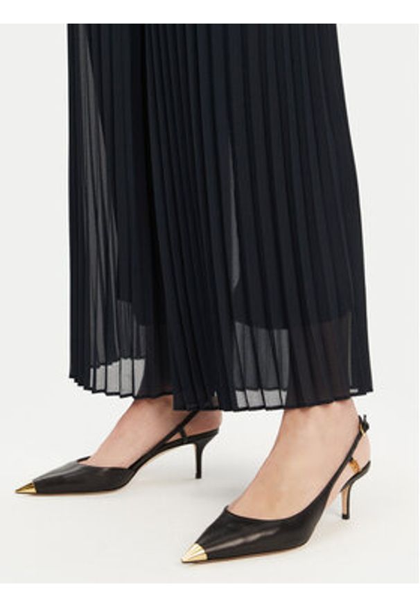 Morgan Spodnie palazzo 232-PCARY Granatowy Wide Leg. Kolor: niebieski. Materiał: syntetyk