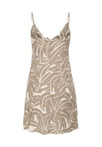 only - ONLY Sukienka letnia Nova 15347862 Khaki Regular Fit. Kolor: brązowy. Materiał: wiskoza. Sezon: lato #6