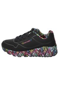 skechers - Buty do chodzenia dla dzieci Skechers Uno Lite. Zapięcie: sznurówki. Kolor: czarny. Materiał: materiał, syntetyk, guma. Szerokość cholewki: normalna. Model: Skechers Sport. Sport: turystyka piesza #2
