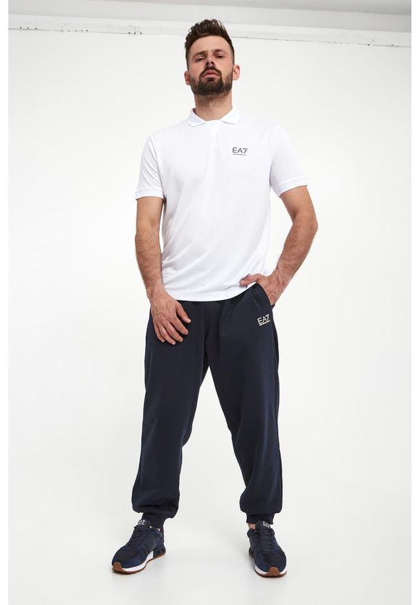 EA7 Emporio Armani - Polo męskie EA7 EMPORIO ARMANI. Typ kołnierza: polo
