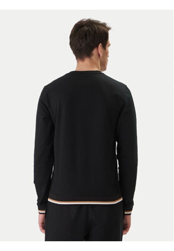 BOSS Bluza Iconic 50554836 Czarny Regular Fit. Kolor: czarny. Materiał: bawełna