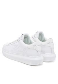 Karl Lagerfeld - KARL LAGERFELD Sneakersy Kapri KL62572A Biały. Kolor: biały. Materiał: skóra