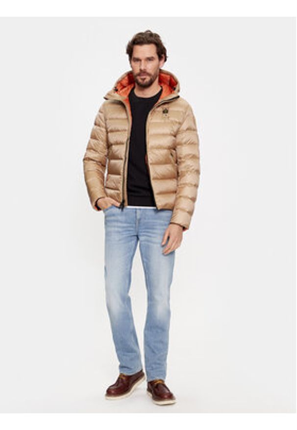 Blauer Kurtka zimowa 23WBLUC03075 Brązowy Regular Fit. Kolor: brązowy. Materiał: syntetyk. Sezon: zima