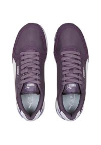 Buty Puma St Runner v3 Nl W 384857 17 fioletowe. Okazja: na co dzień. Zapięcie: sznurówki. Kolor: fioletowy. Materiał: zamsz, syntetyk, nylon #4
