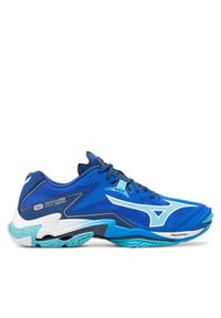 Buty halowe Mizuno. Kolor: niebieski. Model: Mizuno Wave