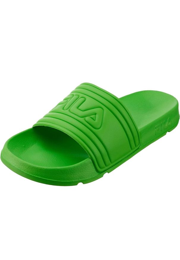 Klapki basenowe damskie Fila Morro Bay sportowe. Kolor: zielony. Styl: sportowy