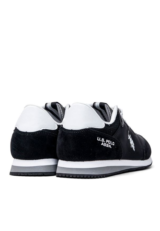 Sneakersy męskie czarne U.S. Polo Assn. Wilys004. Kolor: czarny. Sezon: lato, jesień