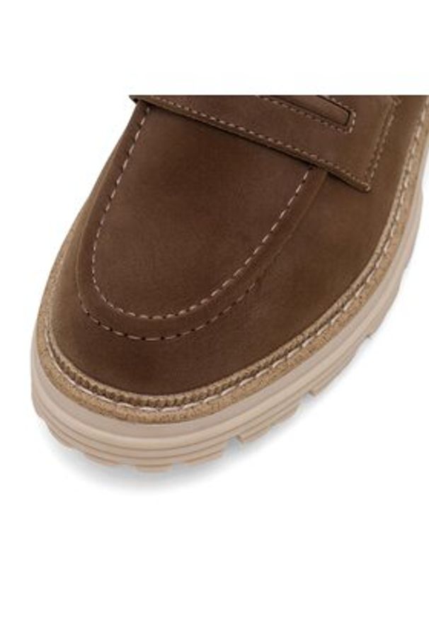 Jenny - JENNY Loafersy MOLLIE WS6211-07 Brązowy. Kolor: brązowy. Materiał: materiał