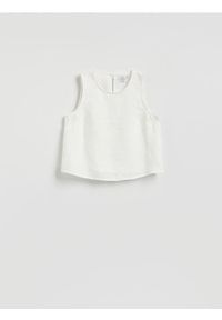 Reserved - Lniana bluzka - złamana biel. Materiał: len #1