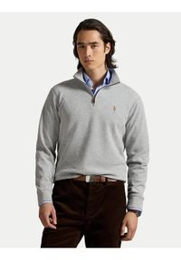 Polo Ralph Lauren Sweter 7,10672E+11 Szary Regular Fit. Typ kołnierza: polo. Kolor: szary. Materiał: bawełna